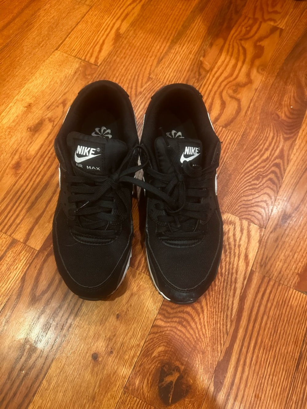 Nike Air Max Black and White Low-Top Sneakers
